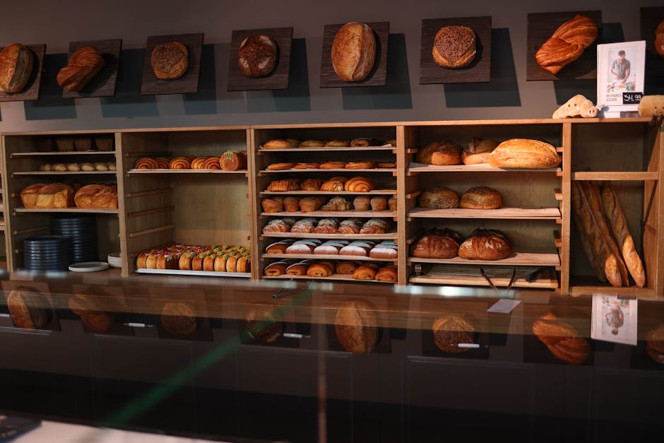 Gluten-free baked goods cooling on a wire rack.
